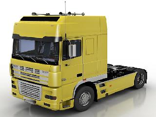 3д модель грузовика