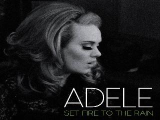 adele set fire to the rain перевод