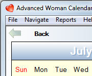 advanced woman calendar 2.9
