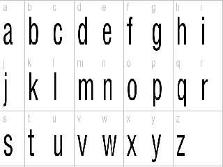 agletterica condensed шрифт