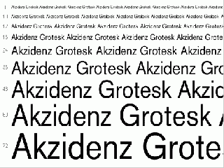 akzidenz grotesk шрифт