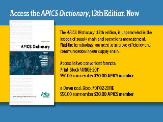 apics dictionary