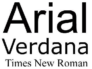 arial fonts