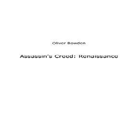 assassin s creed renaissance pdf
