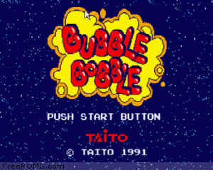 bubble bobble sega gens