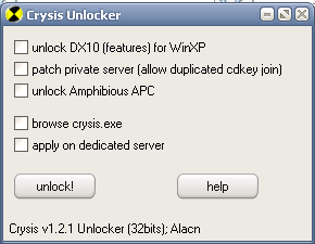 crysis unlocker