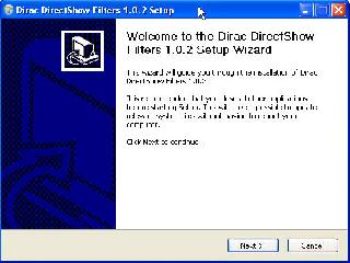 dirac direct show filter 1.0.2