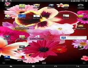 flowers live wallpaper для андроид