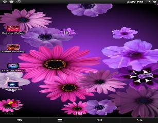 flowers live wallpaper для андроид