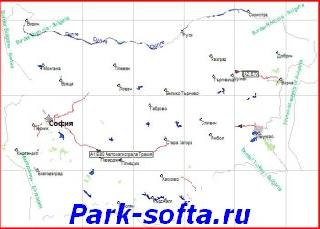 gps карта болгарии