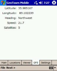 gps info for windows mobile