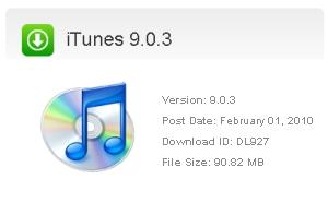 itunes 9.0 версия для ipod