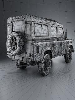 landrover defender 3d