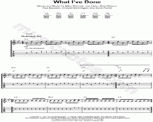 linkin park - faint piano ноты