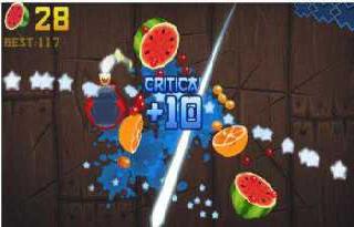 nokia 5228 fruit ninja