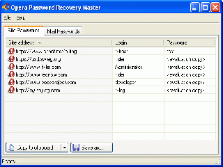 opera password recovery 102