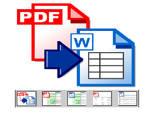 pdf в word через