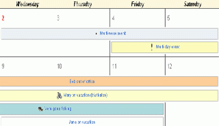 php календарь скрипт